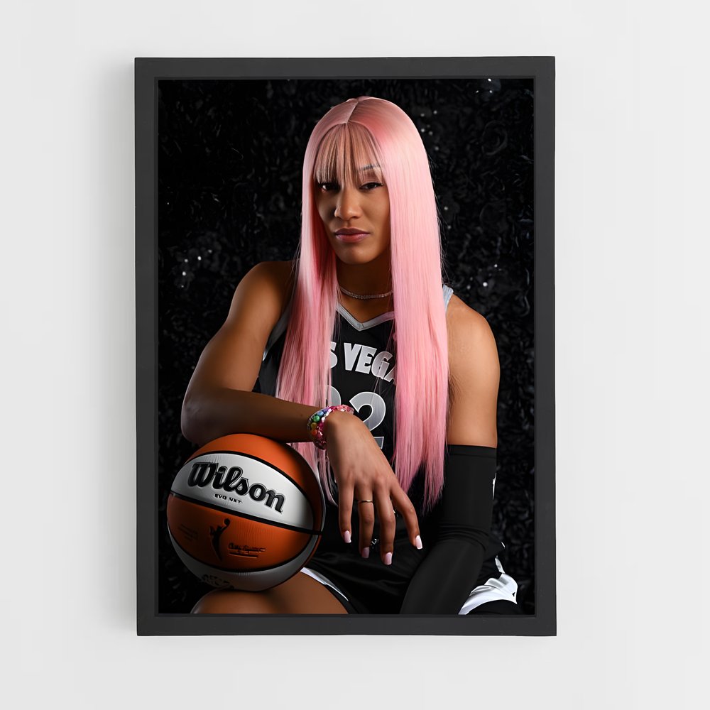 Poster Pink Slam Dunk – affiche Basketball (vue 2)